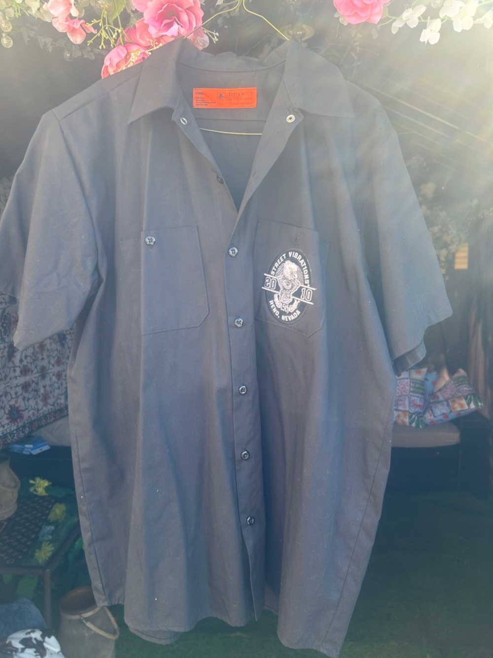 Men's Short-Sleeve Work Shirt - Black